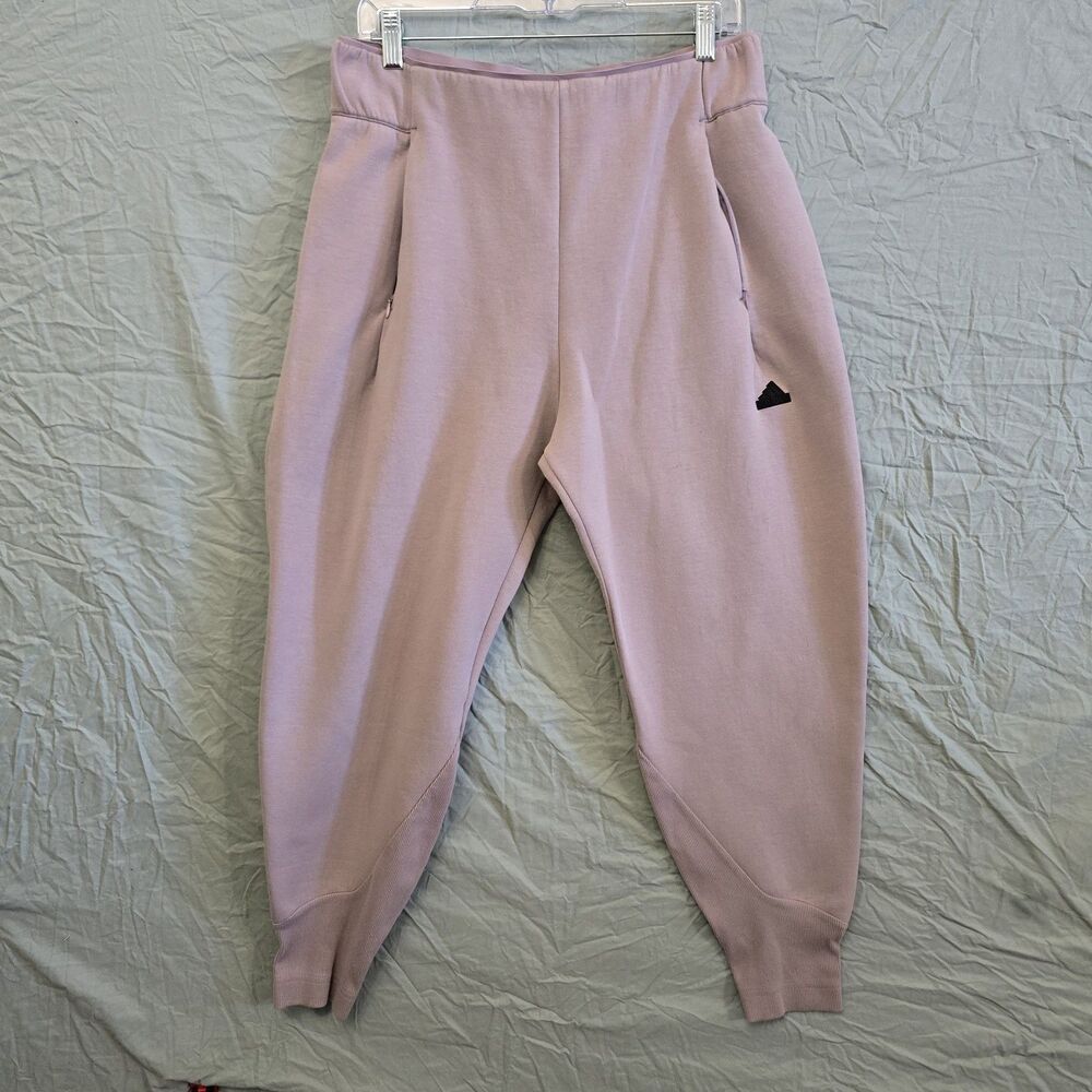 Adidas Jogger Pants Large ZNE Woven Pants Joggers Purple High Waist Trackpants